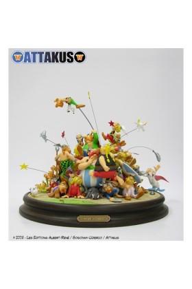 ASTERIX 50. YIL DIORAMA STATUE