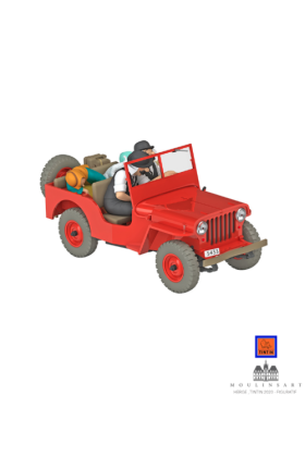 TINTIN 1/24 - WILLY´S JEEP ROUGE