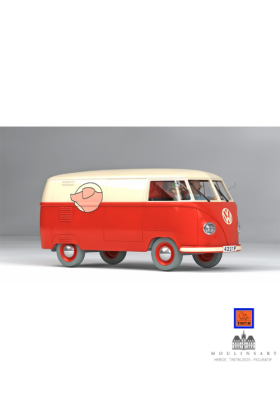 TINTIN 1/24 - CAMIONNETTE SANZOT MOULINSART