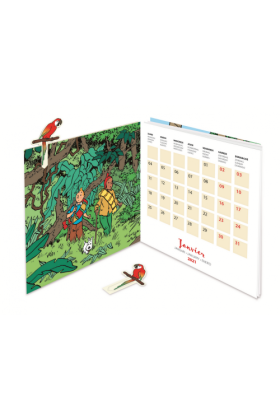 TINTIN 2021 DESKTOP CALENDAR