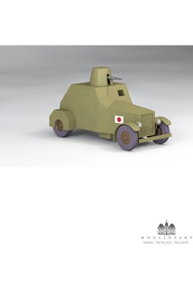 TINTIN 1/24 - ARMOURED CAR