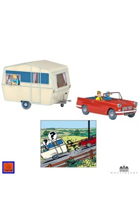 TINTIN 1/24 - TRIUMPH HERALD & CARAVAN