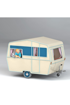 TINTIN 1/24 - CARAVAN
