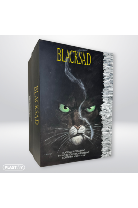 BLACKSAD PILE OF COMICS STATUE