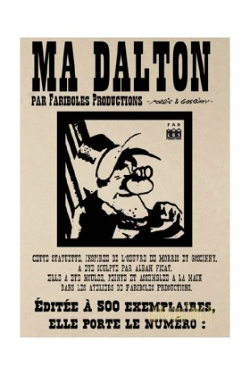 FARIBOLES - LUCKY LUKE - MA DALTON STATUE