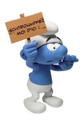 FARIBOLES - S.O.S SMURF STATUE