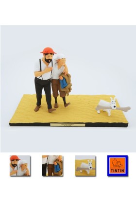 TENTEN - LE PAYS DE LA SOIF DIORAMA STATUE