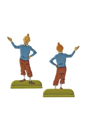 2D METAL - TINTIN PRESENTS FIGURINE