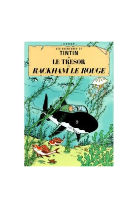 BOOK COVER POSTER - RED RACKHAM'S TREASURE