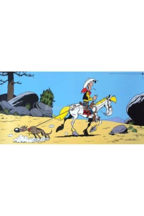 LUCKY LUKE RANTANPLAN 25X50cm.