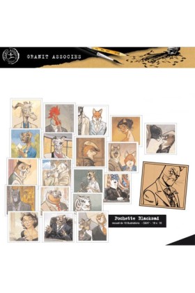 GUARNIDO PORTFOLIO BLACKSAD 18 PORTRAITS