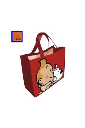 TINTIN & SNOWY RED BAG