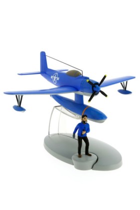 TINTIN COKE EN STOCK - BLUE SEAPLANE