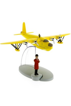 TINTIN THE SEVEN CRYSTAL BALLS - YELLOW SEAPLANE