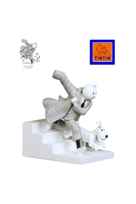 TINTIN IN ACTION RESIN FIGURINE