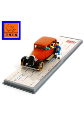 TINTIN 1/43 CARS TRANSPORT DIORAMA - WANG CHEN-YEE´S CAR