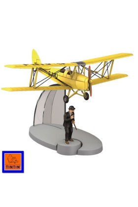 TINTIN THE BLACK ISLAND BIPLANE D´ACROBATIE