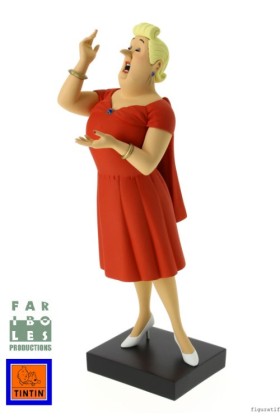 TINTIN - Bianca castafiore Statue