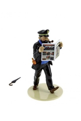 TINTIN LISEZ HADDOCK LEAD FIGURINE