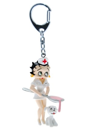BETTY BOOP NURSE KEYRING