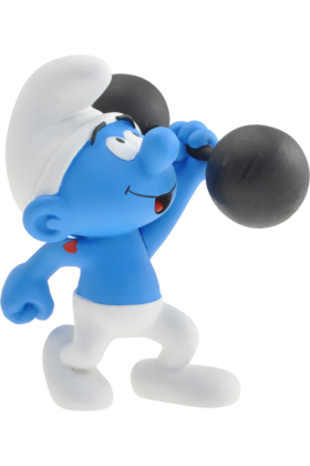 SMURFS SMURF WITH WEIGHTS