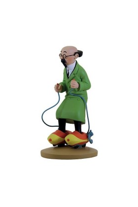 TINTIN - TOURNESOL PATINS A MOTEUR RESIN FIGURINE