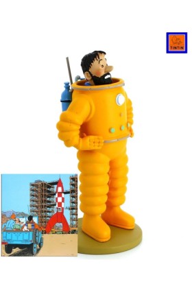TINTIN - HADDOCK COSMONAUT RESIN FIGURINE