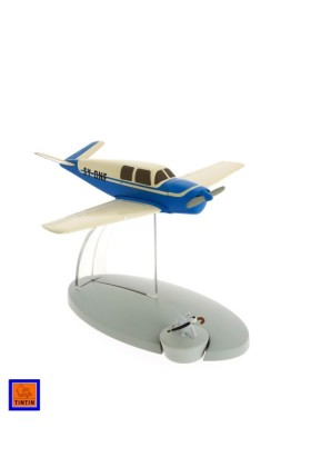 TINTIN - KIDNAPPER´S BLUE PLANE WITH SNOWY