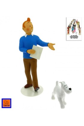 TINTIN & SNOWY Musée Imaginaire STATUE