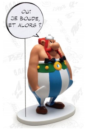ASTERIX COMICS BUBBLES OBELIX STATUE