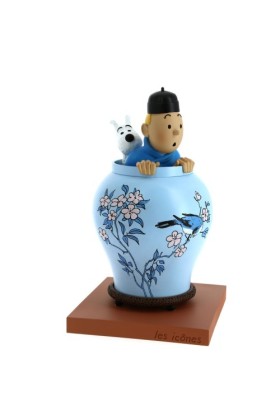 TINTIN ICONS - LA POTICHE RESIN STATUE