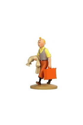 TINTIN SUITCASE RESIN FIGURINE
