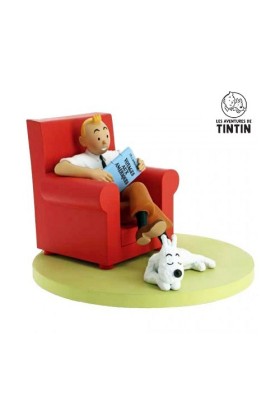TINTIN ICONS - AT HOME STATUE