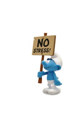 SMURFS NO STRESS RESIN STATUE