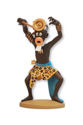 TINTIN SORCIER MUGANGA RESIN FIGURINE