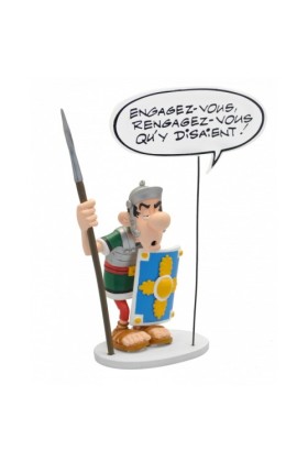 ASTERIX COMICS BUBBLES ROMAN STATUE