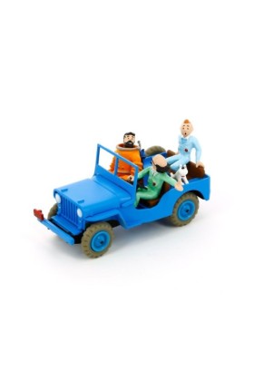 TINTIN 1/43 CARS - BLUE JEEP